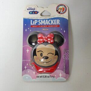 DISNEY EMOJI Lip Smacker Minnie Mouse Lip Smacker Lip Balm BNIP Strawberryle-Bow
